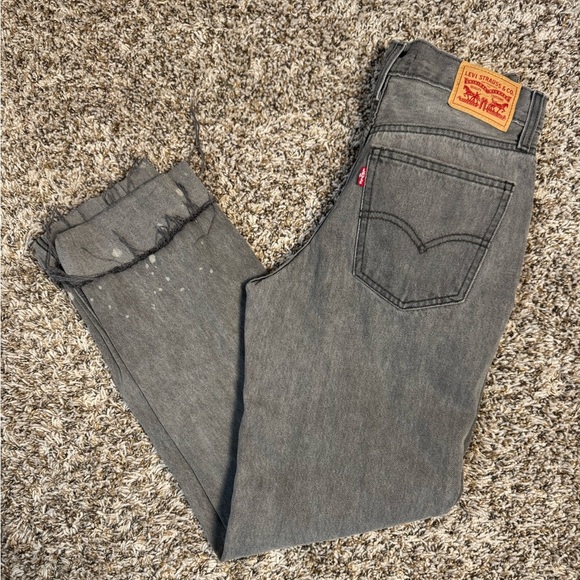 Levi's Denim - Levi's Women’s Water<Less Gray Jeans Low Pro Straight - 24